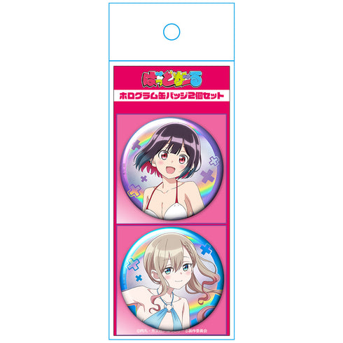 《Bad Girl》全息圖徽章2入組 優&涼 泳裝版【全新繪製】