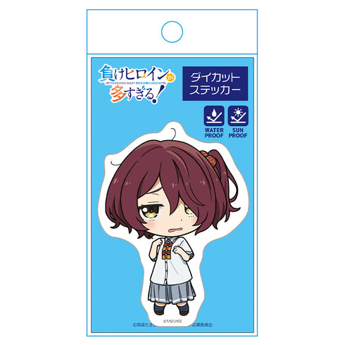 『負けヒロインが多すぎる!』ダイカットステッカー 小鞠知花