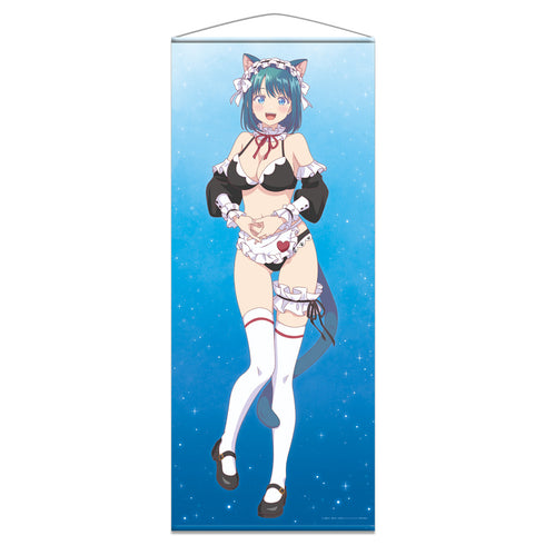 《和青梅竹馬不會發展成戀愛喜劇》近等身大掛毯 水萌 汐 貓耳泳裝女僕版【全新繪製】