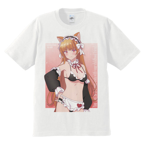 『幼馴染とはラブコメにならない』Tシャツ 火威 灯 猫耳水着メイドver. 【描き下ろし】