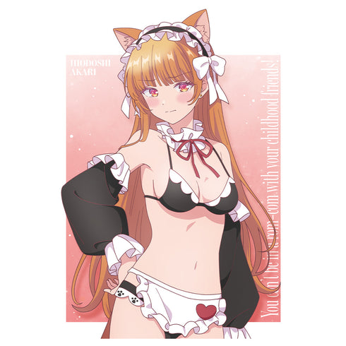 『幼馴染とはラブコメにならない』Tシャツ 火威 灯 猫耳水着メイドver. 【描き下ろし】