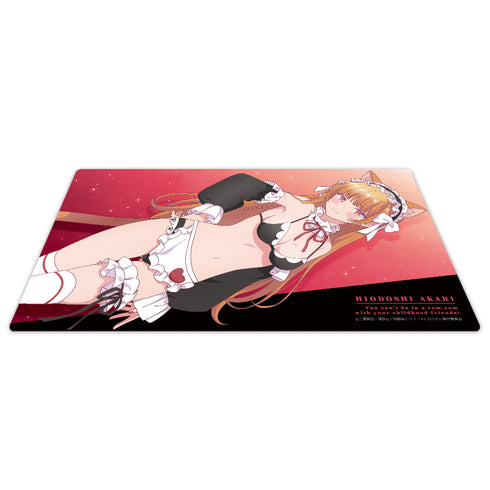 《和青梅竹马不会发展成恋爱喜剧》角色地垫 火威 灯 猫耳泳装女仆版【全新绘制】