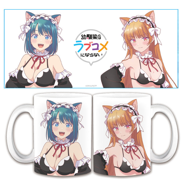 『幼馴染とはラブコメにならない』マグカップ 汐&灯 猫耳水着メイドver.【描き下ろし】