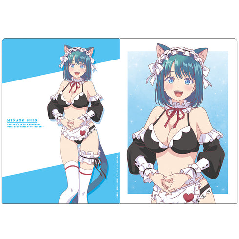 『幼馴染とはラブコメにならない』クリアファイル 水萌 汐 猫耳水着メイドver.【描き下ろし】