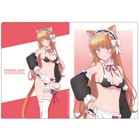 『幼馴染とはラブコメにならない』クリアファイル 火威 灯 猫耳水着メイドver.【描き下ろし】