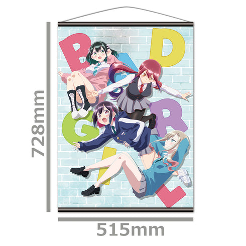 『ばっどがーる』B2タペストリー 優&亜鳥&涼&るら キービジュアルver.