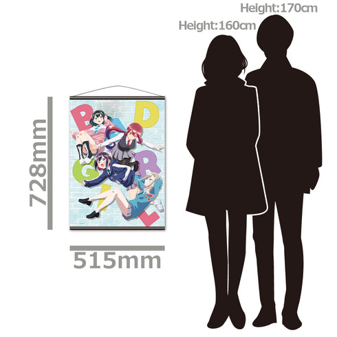 『ばっどがーる』B2タペストリー 優&亜鳥&涼&るら キービジュアルver.