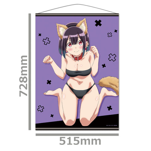 『ばっどがーる』B2タペストリー 優谷優 ケモ耳水着ver.