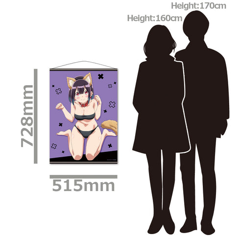 『ばっどがーる』B2タペストリー 優谷優 ケモ耳水着ver.