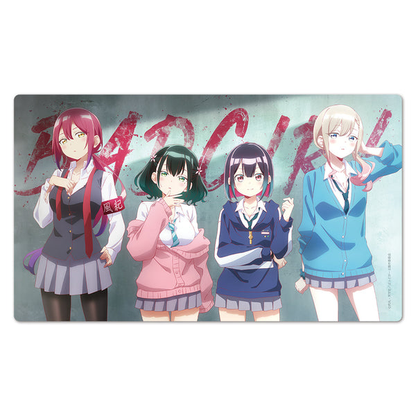 『ばっどがーる』キャラクターラバーマット 優&亜鳥&涼&るら ティザービジュアルver.