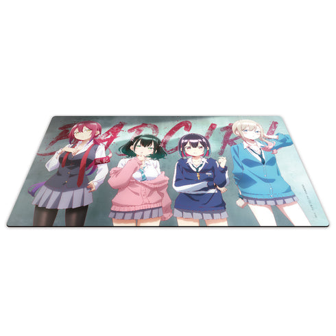 『ばっどがーる』キャラクターラバーマット 優&亜鳥&涼&るら ティザービジュアルver.