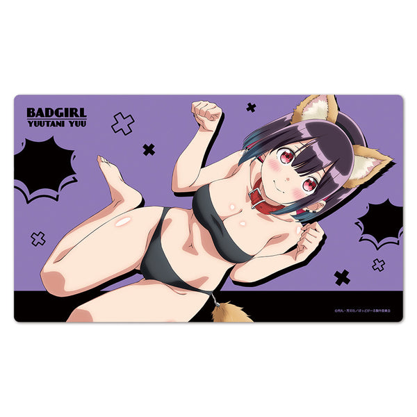 『ばっどがーる』キャラクターラバーマット 優谷優 ケモ耳水着ver.