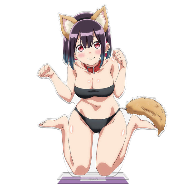 『ばっどがーる』アクリルキャラスタンド 優谷優 ケモ耳水着ver.