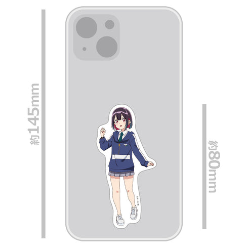 『ばっどがーる』ダイカットステッカー 優谷優