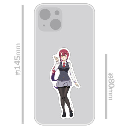 『ばっどがーる』ダイカットステッカー 水鳥亜鳥