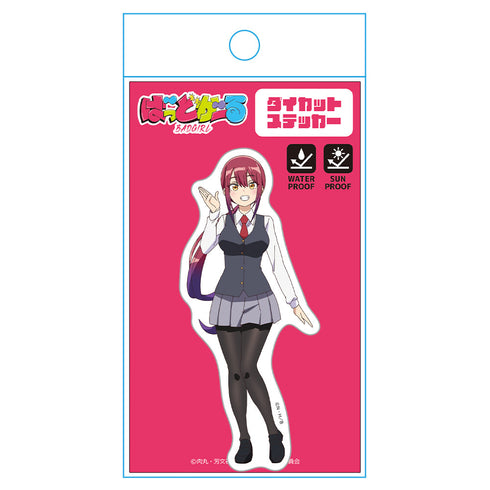 『ばっどがーる』ダイカットステッカー 水鳥亜鳥