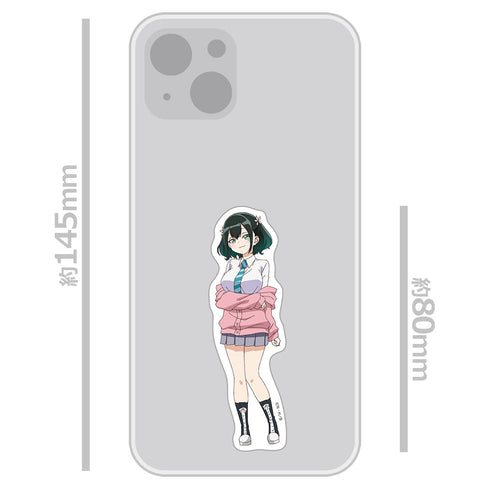 『ばっどがーる』ダイカットステッカー 瑠璃葉るら