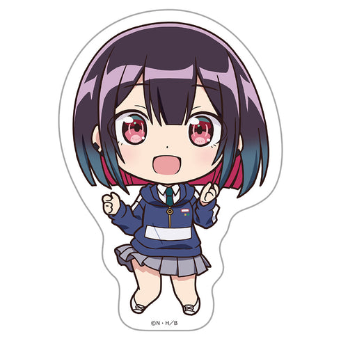 『ばっどがーる』ダイカットステッカー 優谷優 デフォルメver.