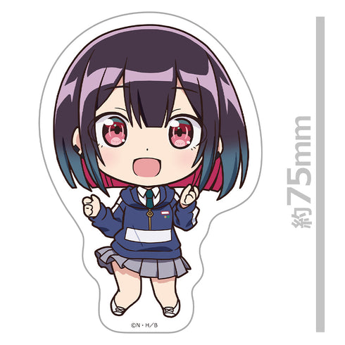 『ばっどがーる』ダイカットステッカー 優谷優 デフォルメver.