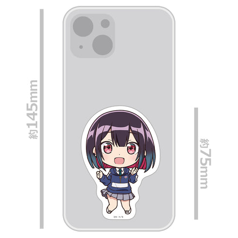 『ばっどがーる』ダイカットステッカー 優谷優 デフォルメver.