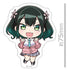 『ばっどがーる』ダイカットステッカー 瑠璃葉るら デフォルメver.