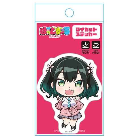 『ばっどがーる』ダイカットステッカー 瑠璃葉るら デフォルメver.