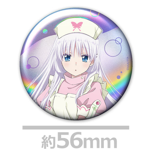 『Summer Pockets』ホログラム缶バッジ4個セット しろは&蒼&鴎&紬 ナースメイドver. 【描き下ろし】