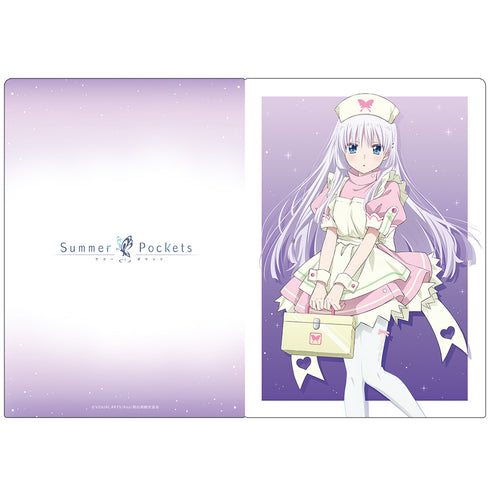 『Summer Pockets』クリアファイル 鳴瀬 しろは ナースメイドver. 【描き下ろし】