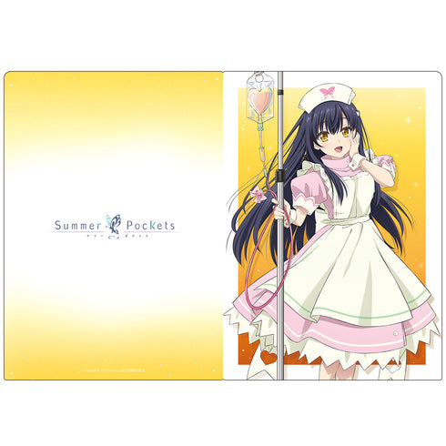 《Summer Pockets》透明文件夹 久岛 鸥 护士女仆版 【全新绘制】