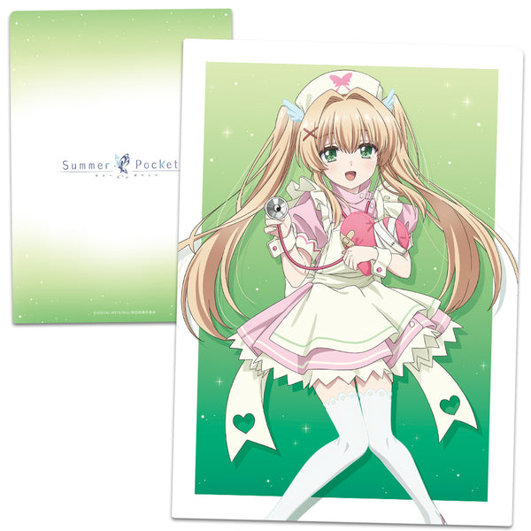 《Summer Pockets》透明文件夹 紬·文德斯 护士女仆版 【全新绘制】