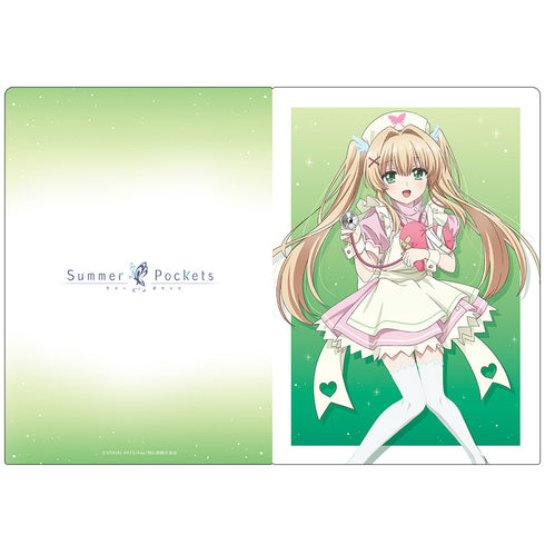 《Summer Pockets》透明文件夹 紬·文德斯 护士女仆版 【全新绘制】