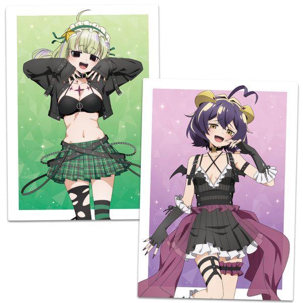 《憧憬魔法少女》透明文件夾 瑪吉亞貝茲&萊奧帕特 哥德龐克版 【全新繪製】
