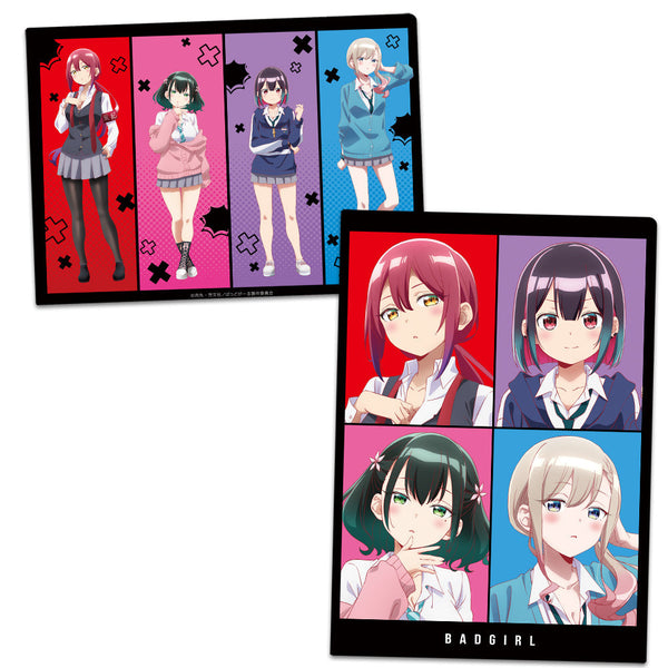『ばっどがーる』クリアファイル 優&亜鳥&涼&るら ティザービジュアルver.