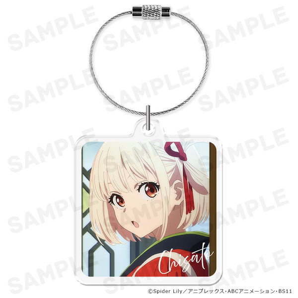 "Licorice Recoil" Acrylic Keychain: Chisato Nishikigi