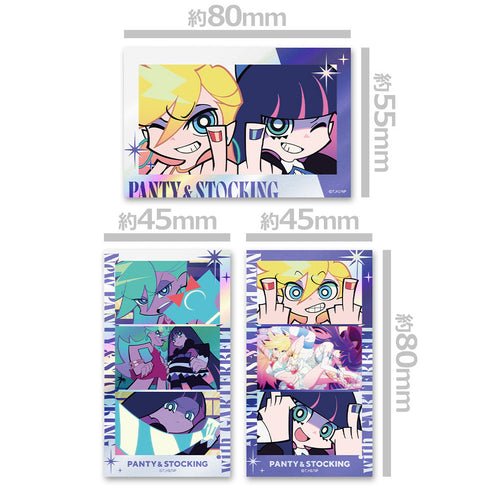 『New PANTY & STOCKING with GARTERBELT』サムネイルキラステッカーセット パンティ&ストッキング