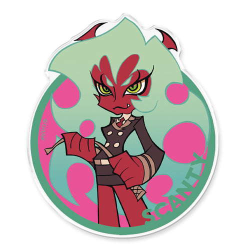 "New PANTY & STOCKING with GARTERBELT" Acrylic Magnet: Panty