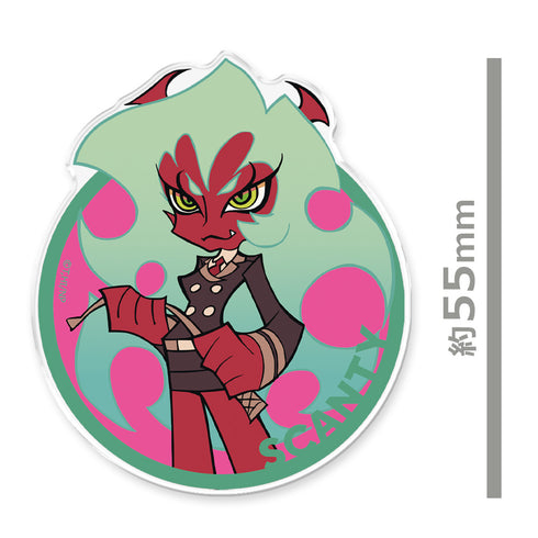 "New PANTY & STOCKING with GARTERBELT" Acrylic Magnet: Panty