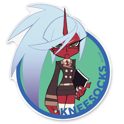 "New PANTY & STOCKING with GARTERBELT" Acrylic Magnet: Knee-High Socks