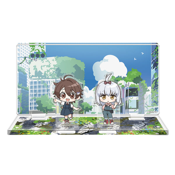 《末日骑行》亚克力微缩场景 优子&爱莉