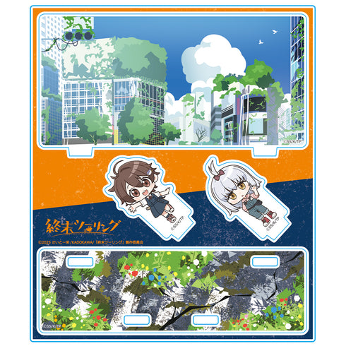 《末日骑行》亚克力微缩场景 优子&爱莉
