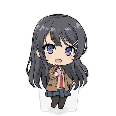 『青春ブタ野郎シリーズ』でかぷにこれ!アクリルフィギュア 桜島麻衣 制服ver.