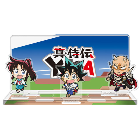 《真·侍传 YAIBA》Tecku亚克力微缩场景 刃&纱耶香&鬼丸