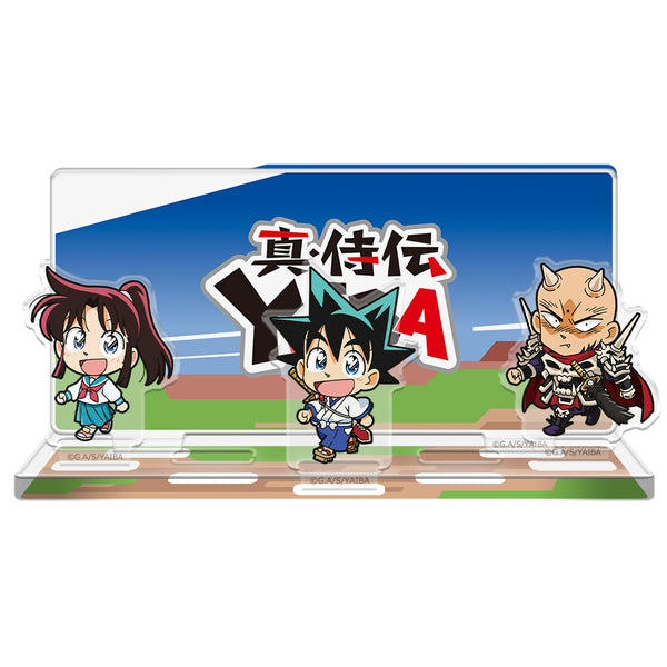 《真·侍传 YAIBA》Tecku亚克力微缩场景 刃&纱耶香&鬼丸