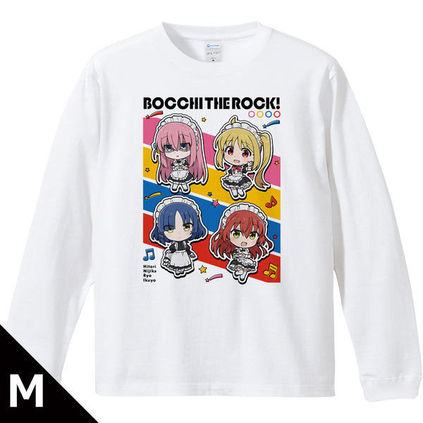 『ぼっち・ざ・ろっく!』リブ付ロングスリーブTシャツ ひとり&虹夏&リョウ&郁代 メイド服ver.