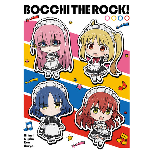 『ぼっち・ざ・ろっく!』リブ付ロングスリーブTシャツ ひとり&虹夏&リョウ&郁代 メイド服ver.