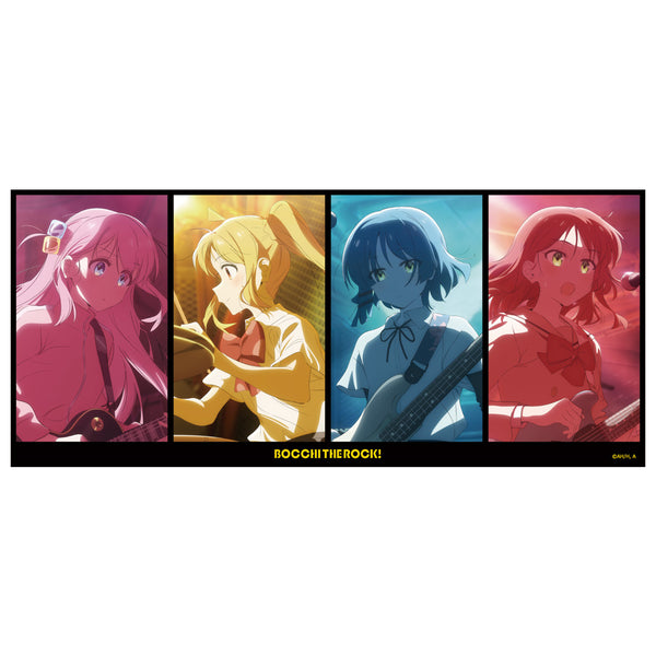『ぼっち・ざ・ろっく!』綿スポーツタオル ひとり&虹夏&リョウ&郁代