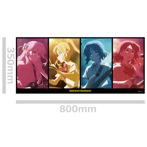 『ぼっち・ざ・ろっく!』綿スポーツタオル ひとり&虹夏&リョウ&郁代