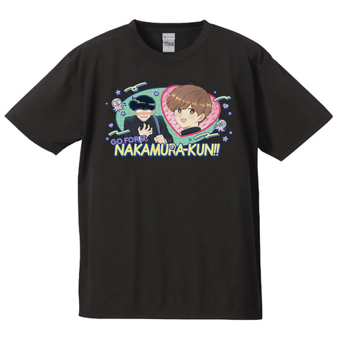 『ーションガンバレ!中村くん!!』Tシャツ 中村男久斗&広瀬愛貴 BLACKver.