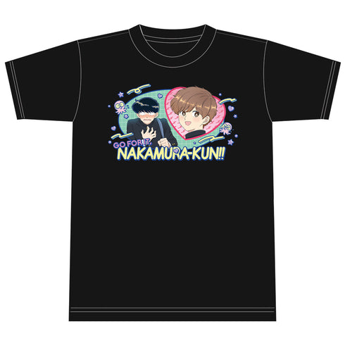 『ーションガンバレ!中村くん!!』Tシャツ 中村男久斗&広瀬愛貴 BLACKver.