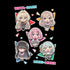 『わたしが恋人になれるわけないじゃん、ムリムリ!(※ムリじゃなかった!?)』Tシャツ れな子&真唯&紫陽花&紗月&香穂 デフォルメver.